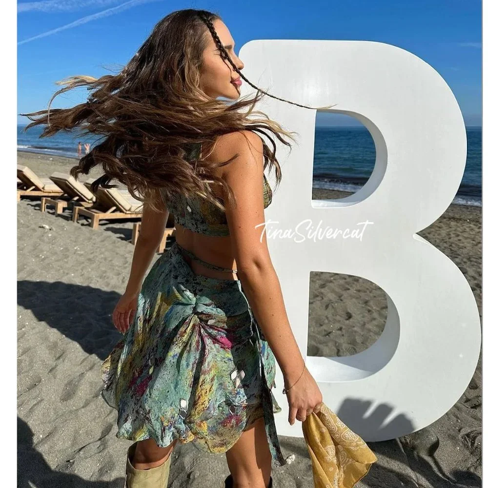 BLOGGER'S FAVE! Zara Co-Ord 2 Piece Top And Mini Skirt Set NWT_7